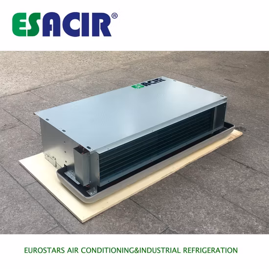 An der Decke freiliegender, horizontaler, verdeckter Kassetten-Kaltwasser-Gebläsekonvektor