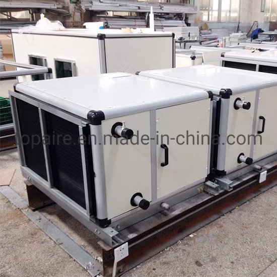 An der Decke montierter horizontaler Typ Fcu Ahu-Klimaanlagen-Gebläsekonvektor für das Kühlsystem