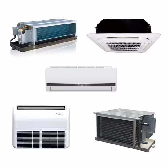 Klimaanlagengerät, Kassettentyp, bodenstehend, verdeckter Ventilatorkonvektor an der Decke